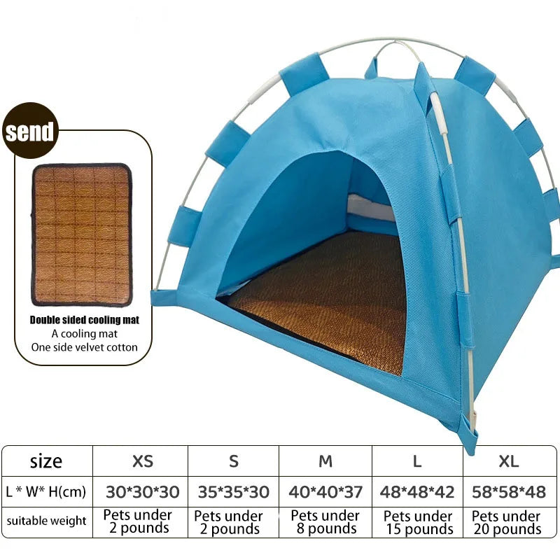 Warm Clamshell Cat Tent Bed with Soft Cushion, Indoor Foldable Kitten House Cave Sofa Bed for Small Pets