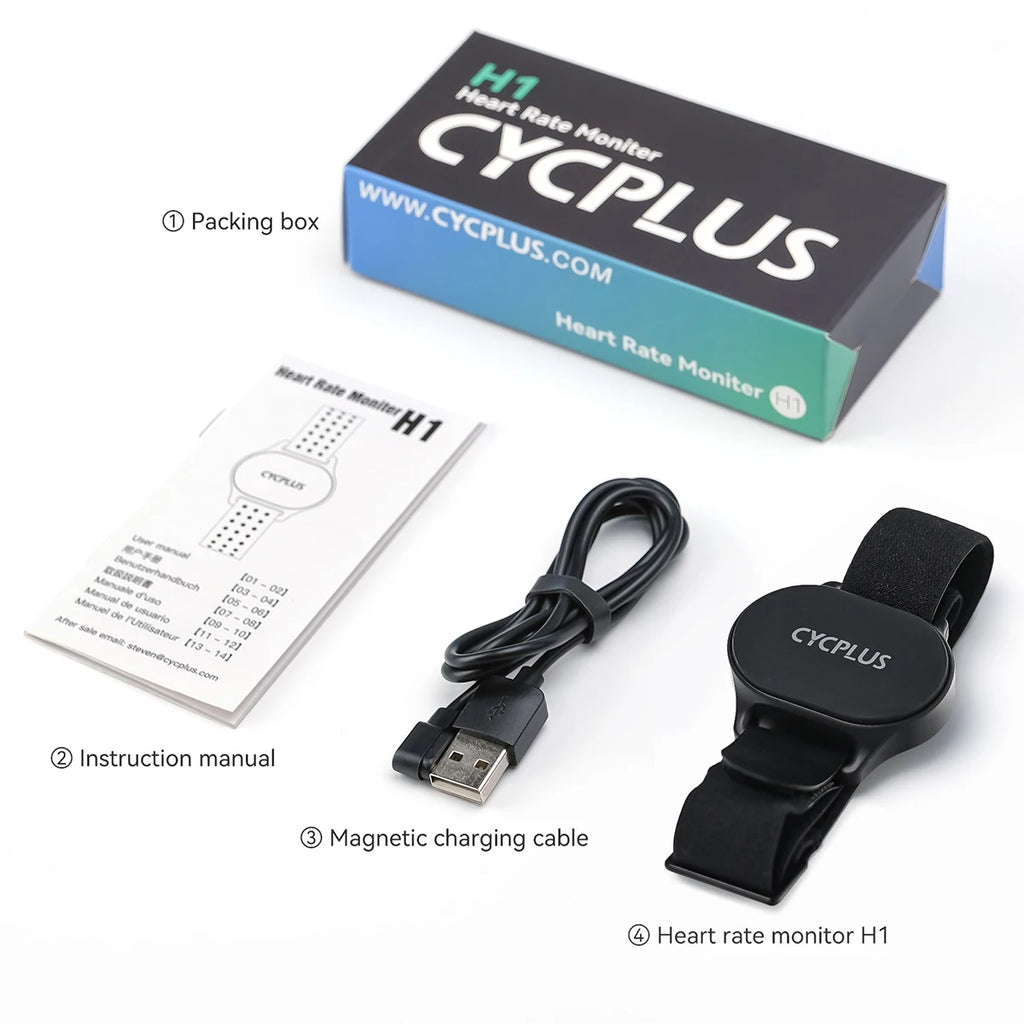 CYCPLUS H1 Optical Armband Heart Rate Monitor | Bluetooth & ANT+ Sport Tracker