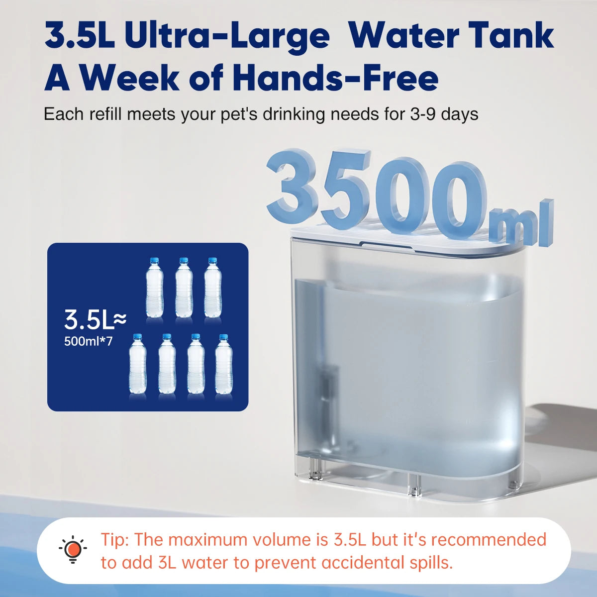 Automatic Feeder & Filtered Water Dispenser 2-in-1 Stainless Steel Pet Feeder